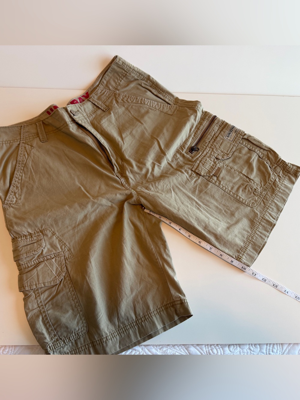 UNIONBAY Men's Khaki Cargo Shorts